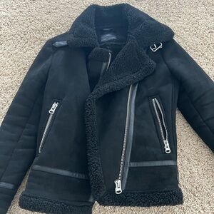 Black Shearling Jacket